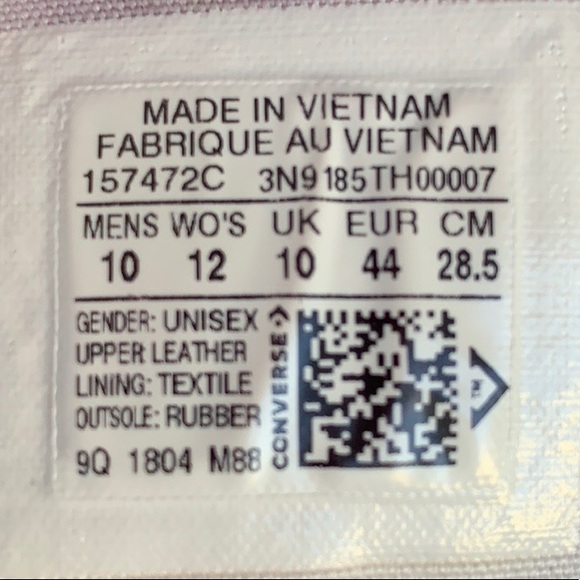 Converse All⭐️Star Chuck Taylor Black Leather   10 - Picture 11 of 11